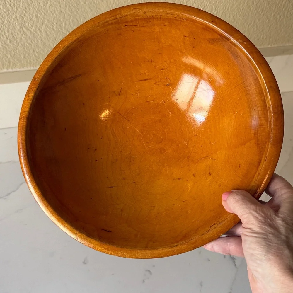 Vintage Wooden Bowl